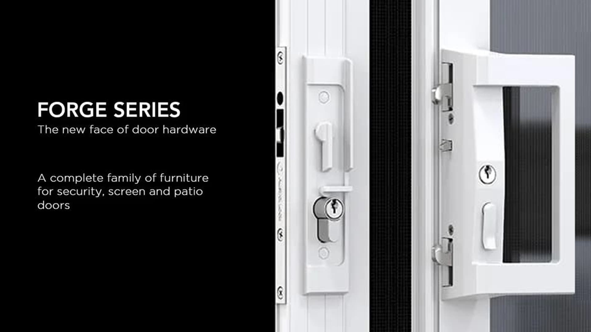 Allegion Forge Series door hardware renders