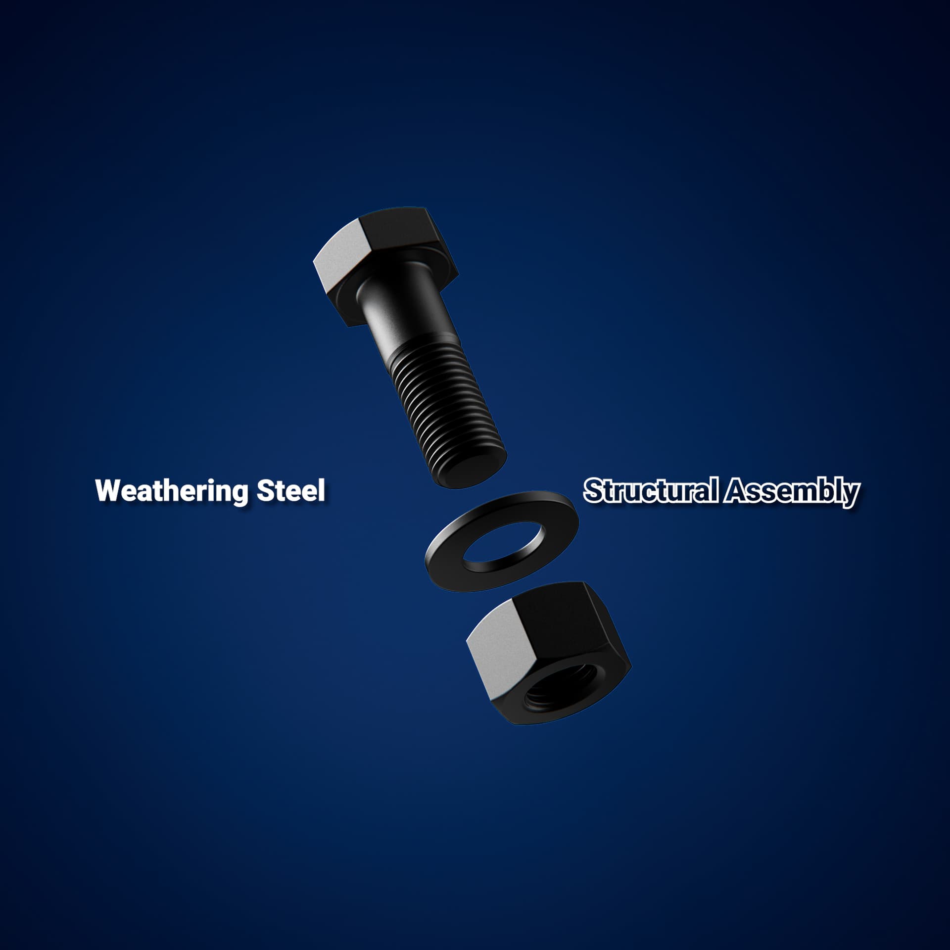 Weathering Steel animation square format