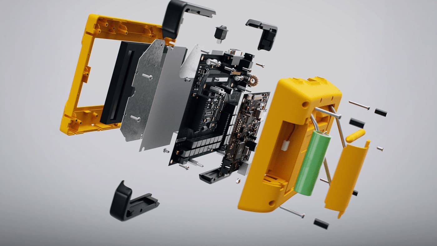 Automotive scanner exploded view